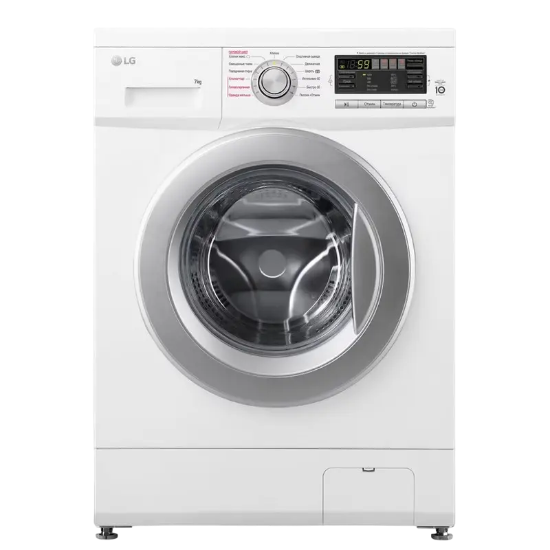 Mașină de spălat LG F1296HDS1, 7kg, Alb - photo