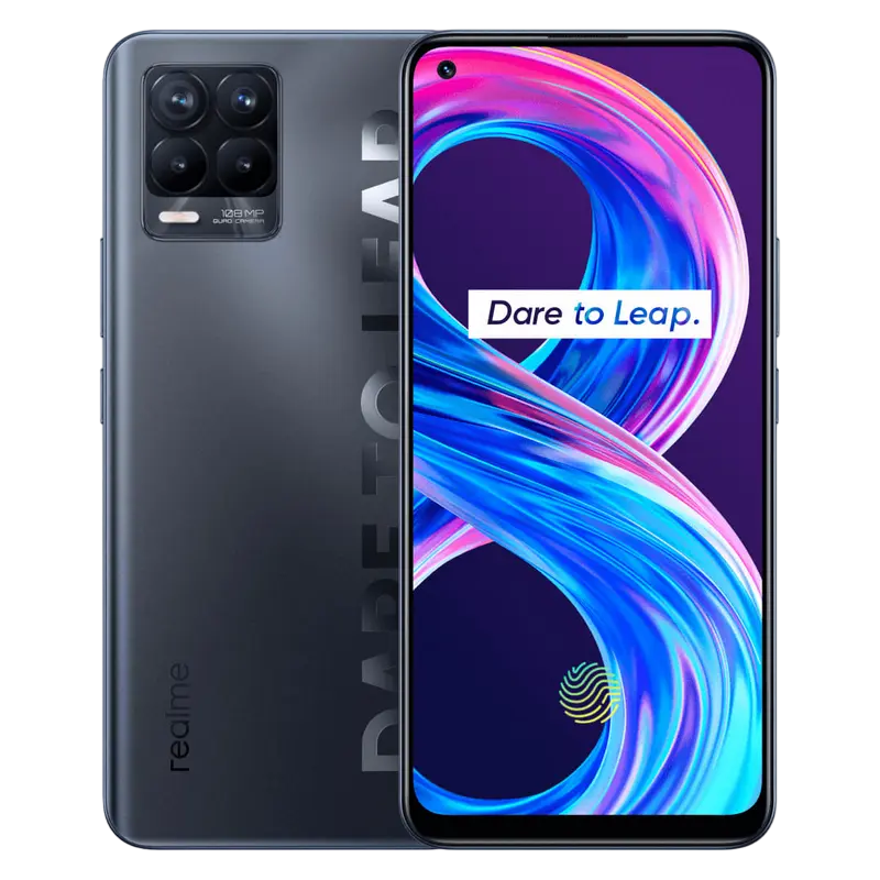 Смартфон Realme 8, 128Гб/6Гб, Чёрный - photo