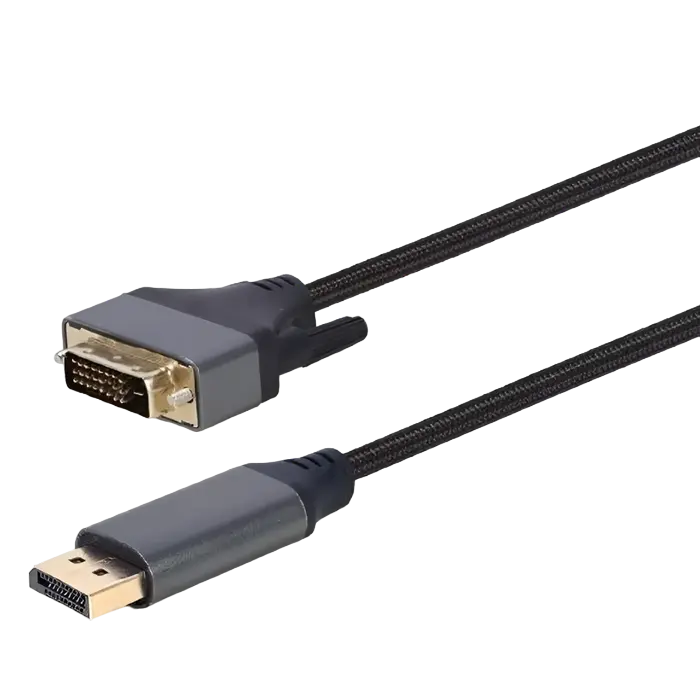 Видеокабель Cablexpert CC-DPM-DVIM-4K-6, DisplayPort (M) - DVI-D (M), 1,8м, Чёрный - photo