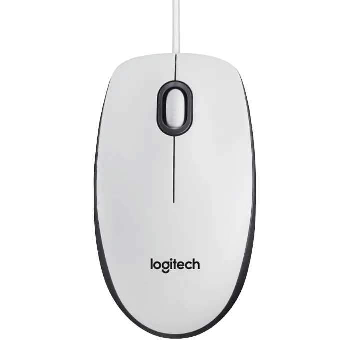 Mouse Logitech M100, Alb - photo