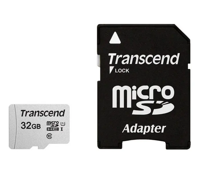 Card de Memorie Transcend microSDHC Class 10, 32GB (TS32GUSD300S-A) - photo