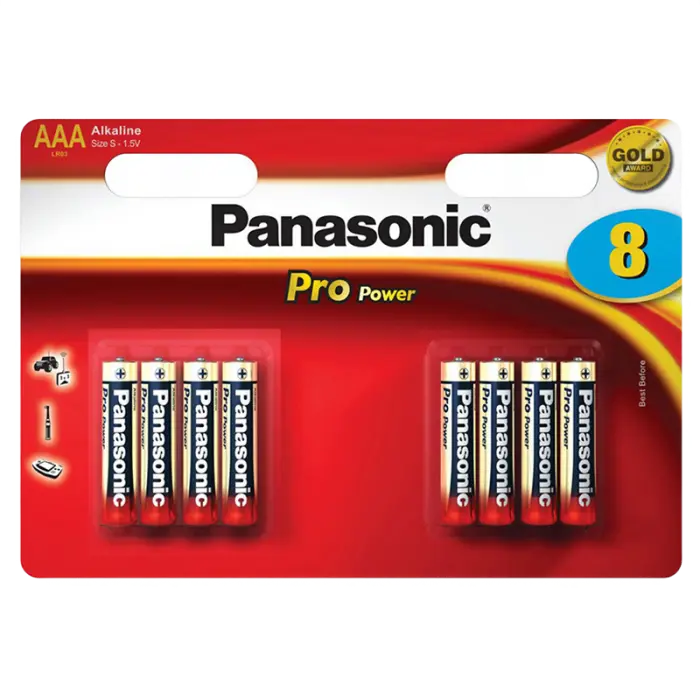 Батарейки Panasonic LR03XEG, AAA, 8шт. - photo