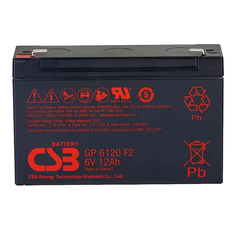 Acumulator UPS Ultra Power GP, 6V, 12Ah - photo