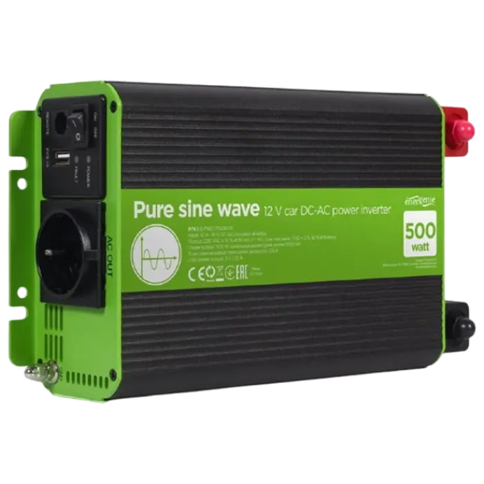 Invertor Auto Energenie EG-PWC-PS500-01, 500W, Multicolor - photo