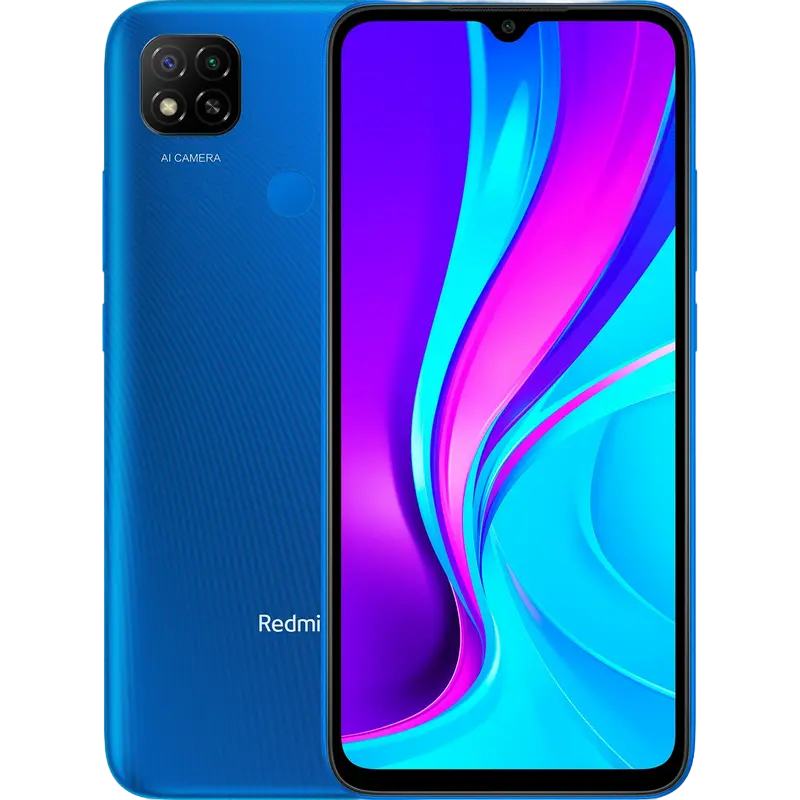 Смартфон Xiaomi Redmi 9C, 3Гб/64Гб, Синий - photo