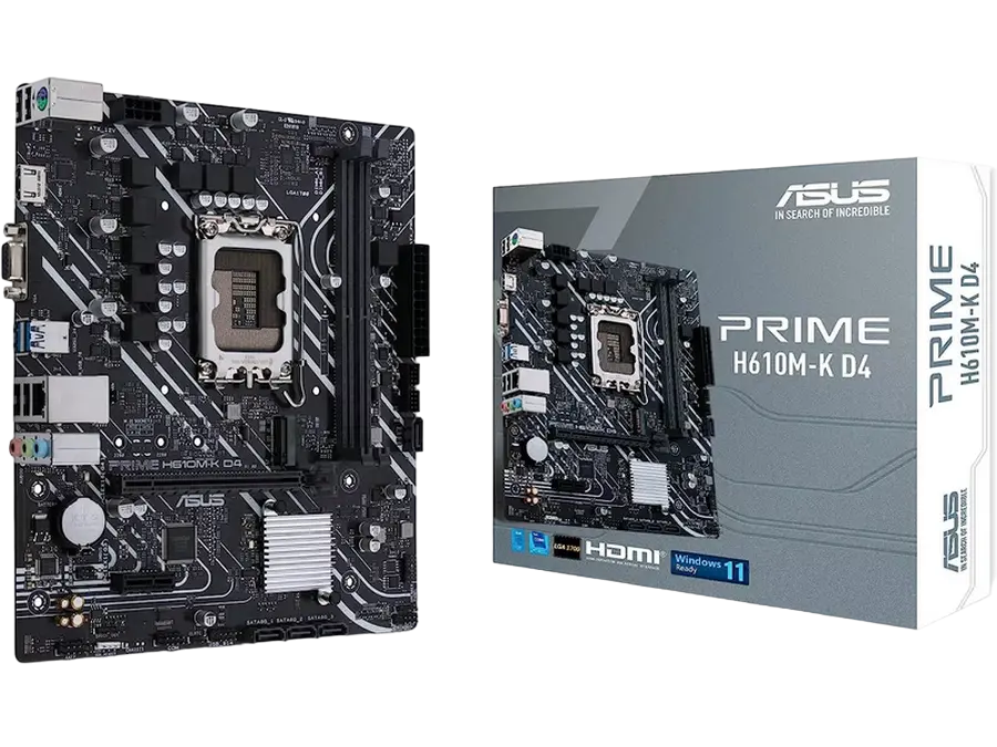 Placă de bază ASUS PRIME H610M-K D4, LGA1700, Intel H610, Micro-ATX - photo
