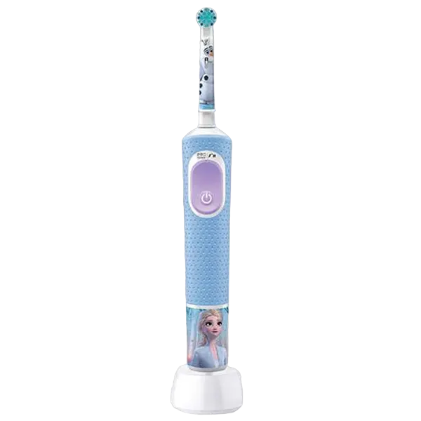 Электрическая зубная щетка Braun Kids Vitality PRO D103 Frozen, Синий | Белый - photo