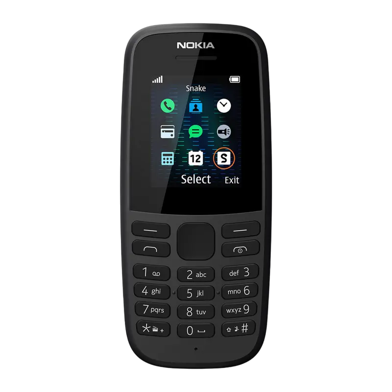 Мобильный телефон Nokia 105 (2019), Чёрный - photo