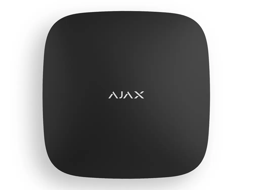 Panou inteligent de control al alarmei Ajax Hub Plus, Negru - photo