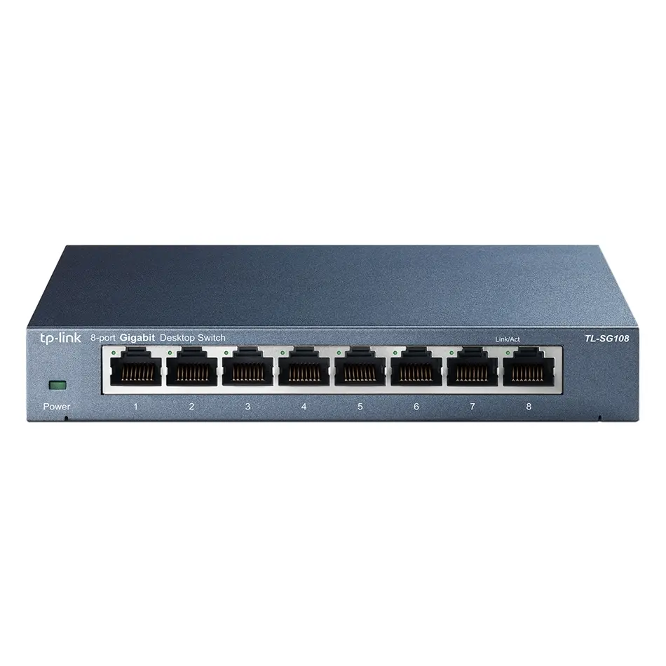 Switch de rețea TP-LINK TL-SG108, 8x 10/100/1000 Mbps - photo
