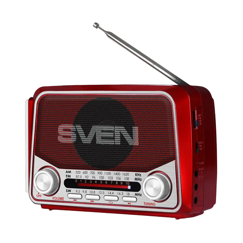 Radio portabil SVEN SRP-525, Roșu - photo