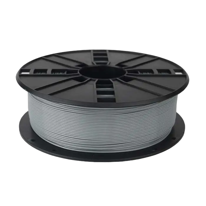 Filament pentru imprimantă 3D Gembird 3DP-PLA1.75-01-GR, PLA, Gri, 1.75 mm, 1 kg - photo