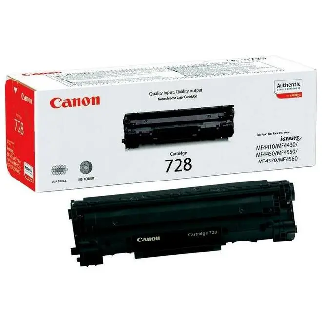 Laser Cartridge Canon 728, black - photo
