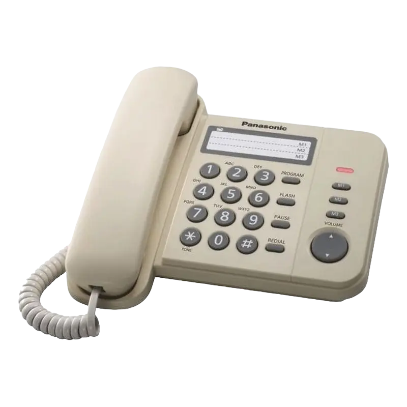 Telefon cu fir Panasonic KX-TS2352, Bej - photo