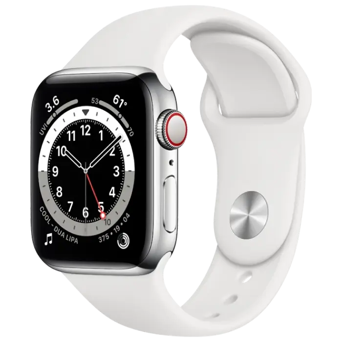 Ceas inteligent Apple Watch Series 6 GPS M00D3, 44mm, Argintiu - photo