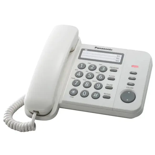 Telefon cu fir Panasonic KX-TS2352, Alb - photo
