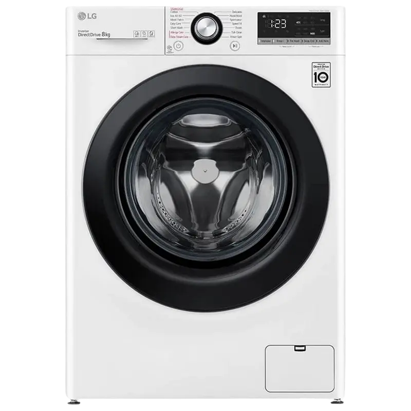 Mașină de spălat LG F4WV308S6U, 8kg, Alb - photo