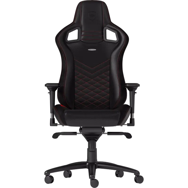 Игровое кресло Noblechairs Epic, Искусственная кожа, Черный/Красный - photo