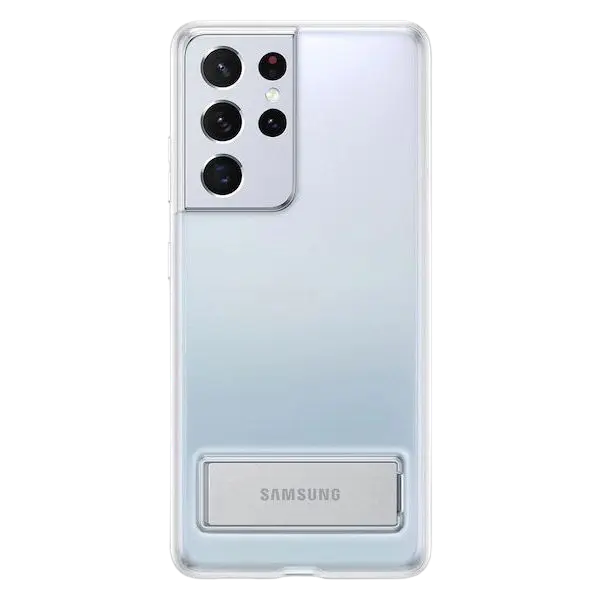 Чехол Samsung Clear Standing Cover for Galaxy S21 Ultra, Прозрачный - photo