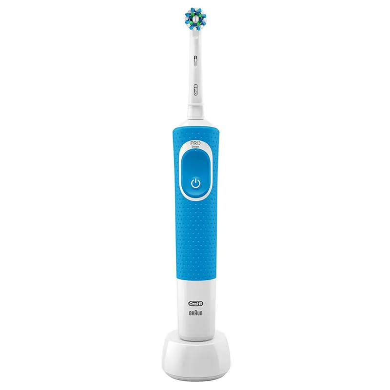 Электрическая зубная щетка Oral-B Vitality CrossAction D100 Sensivity, Синий - photo