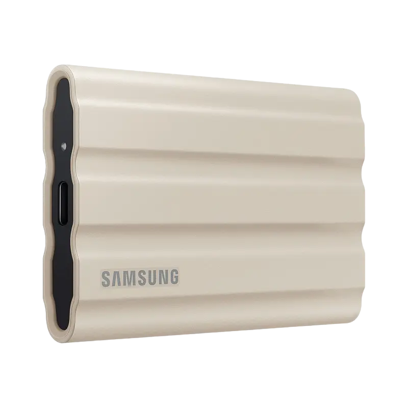 SSD portabil extern Samsung T7 Shield, 1 TB, Bej (MU-PE1T0K/WW) - photo