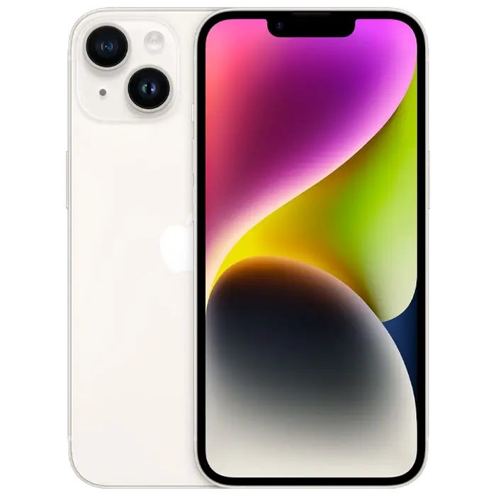 Смартфон Apple iPhone 14, 6Гб/128Гб, Starlight - photo