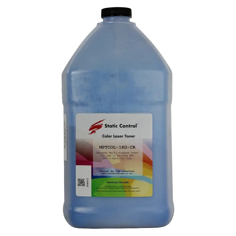 Toner SCC MPTCOL-1KG-CR, 1kg, Cyan - photo