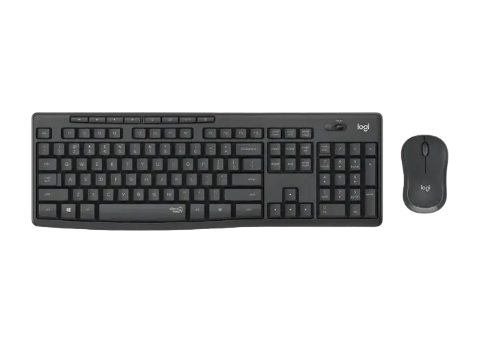 Клавиатура и мышь Logitech MK295, Беспроводное, Чёрный - photo