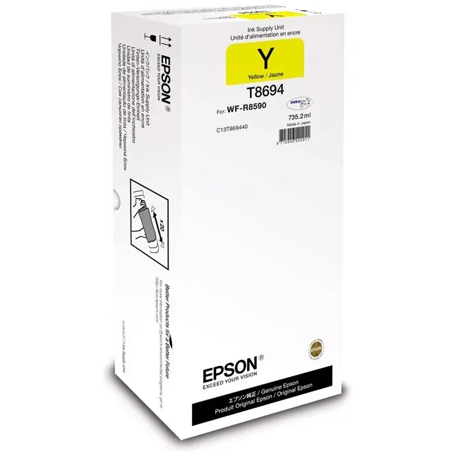 Recipient de cerneală Epson T869 DURABrite Pro, C13T869440, Galben - photo