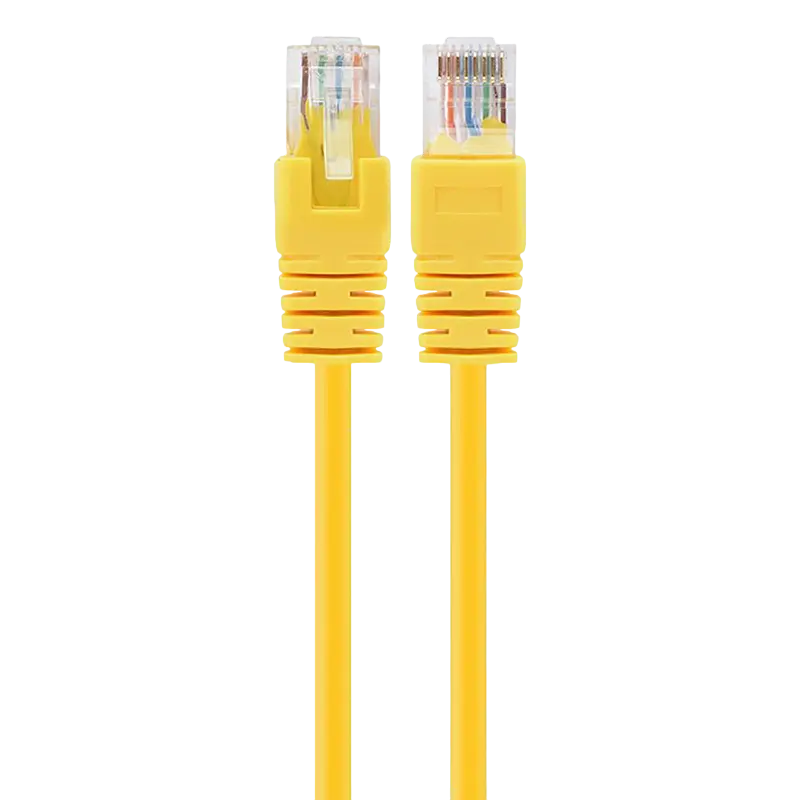 Patch cord Cablexpert PP12-0.5M/Y, CAT5e UTP, 0,5m, Galben - photo