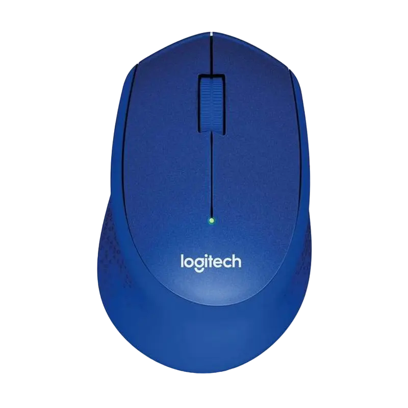 Mouse Wireless Logitech M330 Silent Plus, Albastru - photo