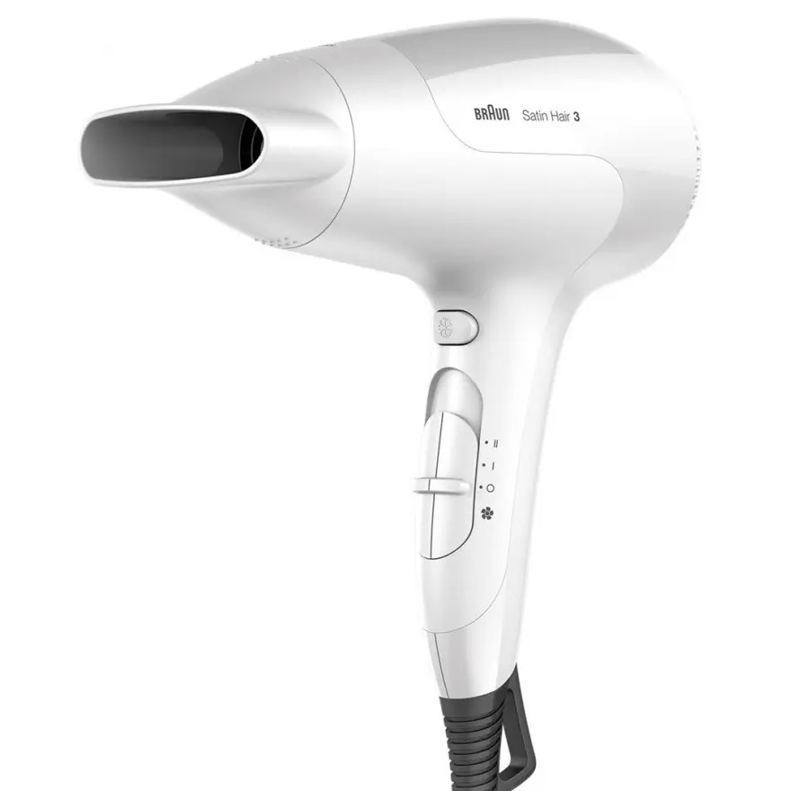 Uscător de păr BRAUN Satin Hair 3 PowerPerfection, 2000W, Alb - photo