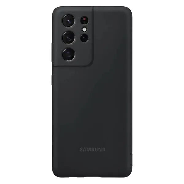 Husă Samsung Silicone Cover for Galaxy S21 Ultra, Negru - photo