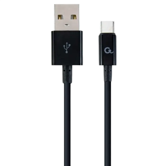 Cablu încărcare și sincronizare Cablexpert CC-USB2P-AMCM-2M, USB Type-A/USB Type-C, 2m, Negru - photo