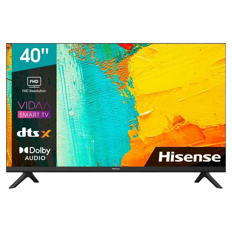 40" LED SMART Телевизор Hisense 40A4BG, 1920x1080 FHD, VIDAA U OS, Чёрный - photo