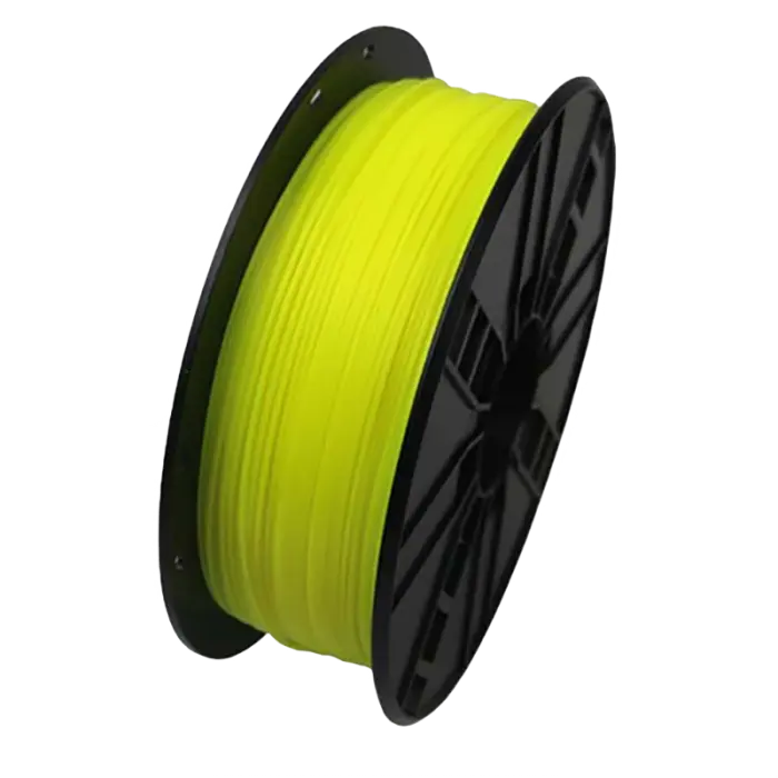 Filament pentru imprimantă 3D Gembird 3DP-ABS1.75-01-FY, ABS, Galben Fluorescent, 1.75 mm, 1kg - photo