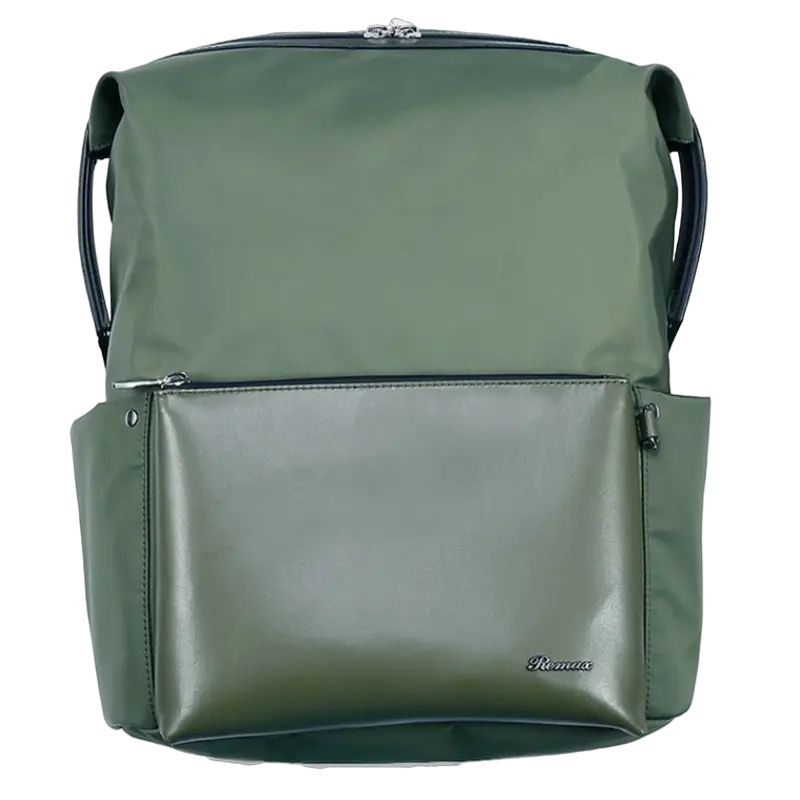 Повседневный рюкзак Remax Double 566, 15.6", Нейлон, Зелёный - photo