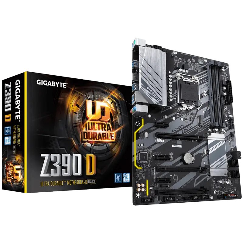 Материнская плата Gigabyte Z390 D, LGA1151, ATX - photo