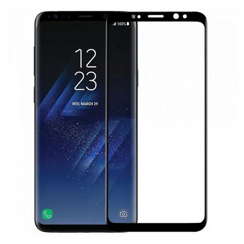 Защитное стекло Nillkin Galaxy S9+ - 3D CP+Max - Tempered Glass, Чёрный - photo