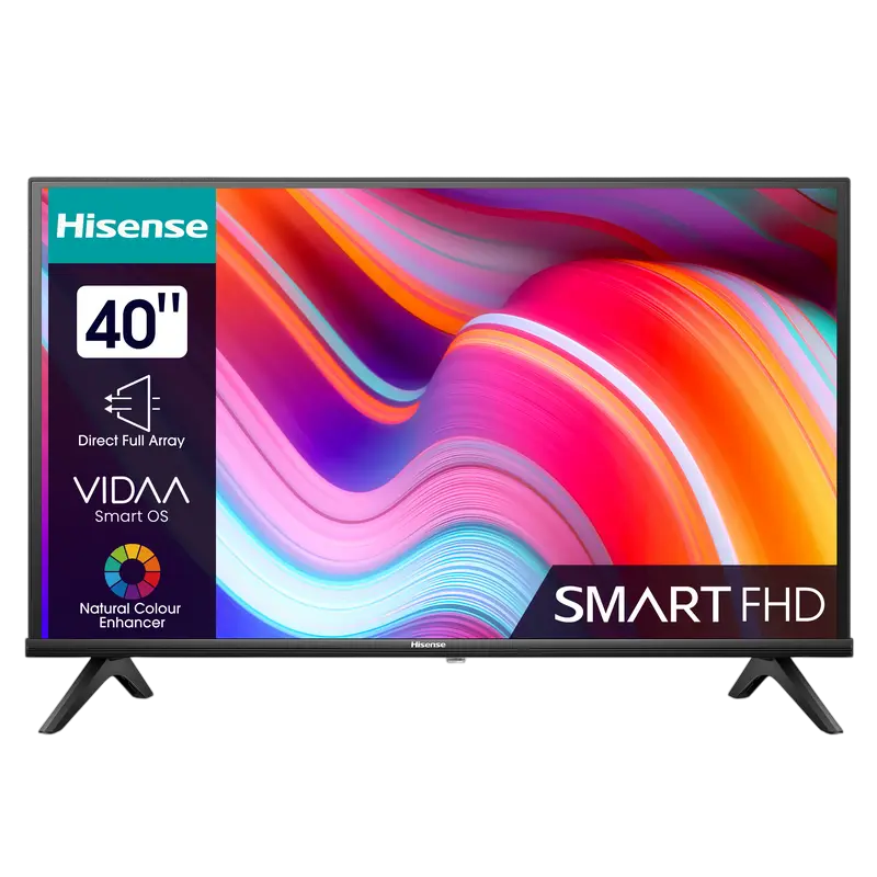 40" LED SMART TV Hisense 40A4K, 1920x1080 FHD, VIDAA U6.0, Negru - photo