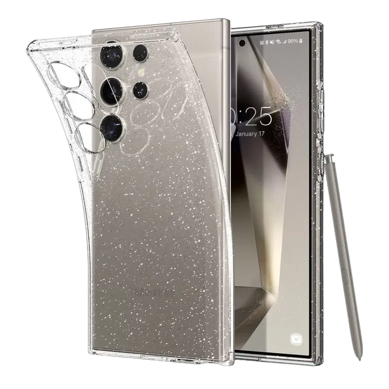 Husă Spigen Samsung Galaxy S24 Ultra, Liquid Crystal, Cristal cu sclipici - photo