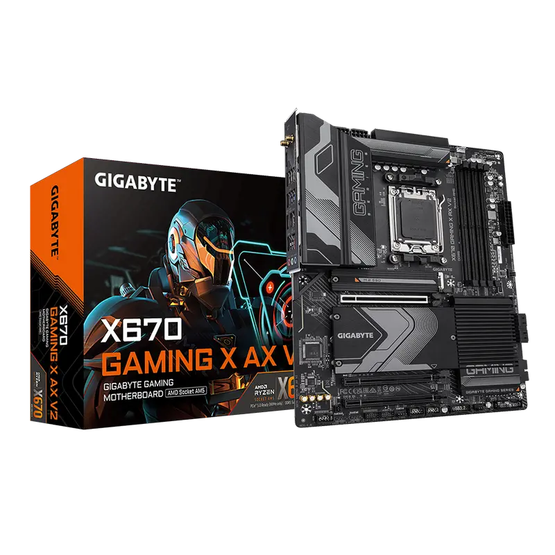 Placă de bază Gigabyte X670 GAMING X AX V2, AM5, AMD X670, ATX - photo