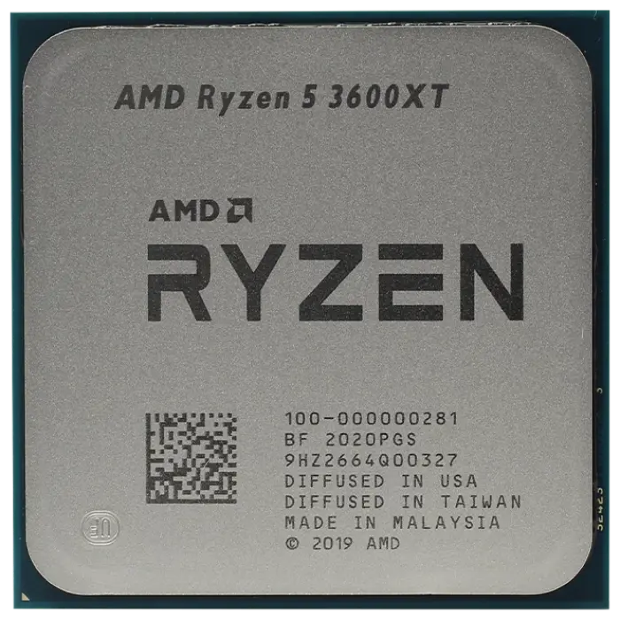 Процессор AMD Ryzen 5 3600XT, Wraith Spire | Tray - photo