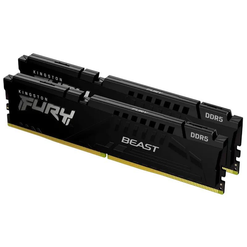 Memorie RAM Kingston FURY Beast, DDR5 SDRAM, 6400 MHz, 64GB, KF564C32BBEK2-64 - photo