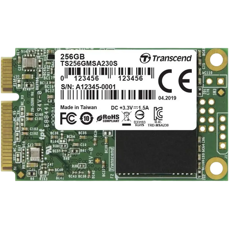 Накопитель SSD Transcend MSA230S, 256Гб, TS256GMSA230S - photo