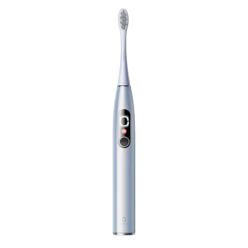 Электрическая звуковая зубная щетка Oclean X Pro Digital, Серебристый - photo