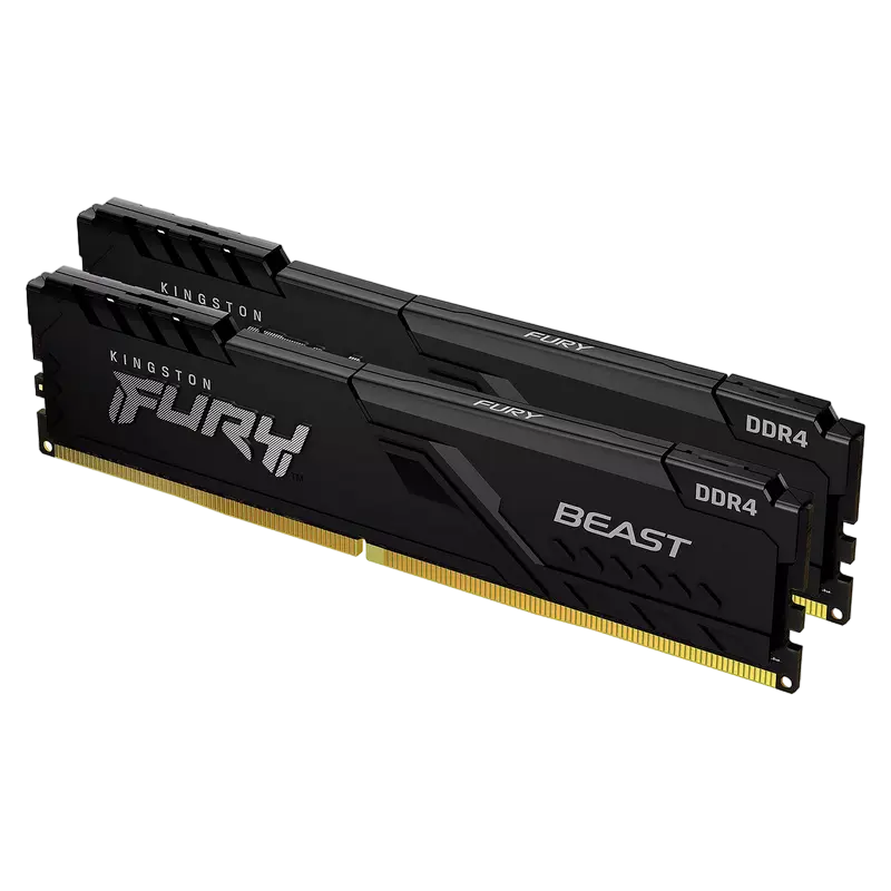 Memorie RAM Kingston FURY Beast, DDR4 SDRAM, 3000 MHz, 16GB, KF430C15BBK2/16 - photo