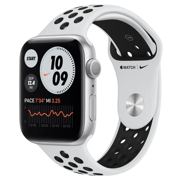 Умные часы Apple Watch Series 6 GPS MG293, 44мм, Серебристый - photo
