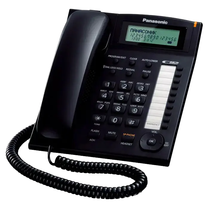 Telefon cu fir Panasonic KX-TS2388, Negru - photo