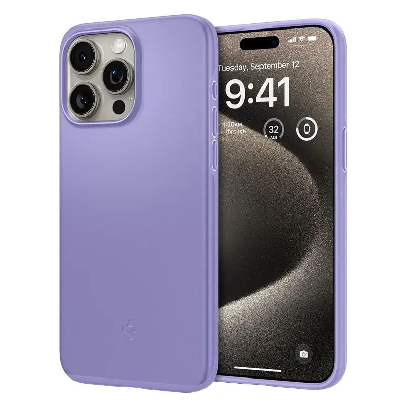 Husă Spigen iPhone 15 Pro Max Thin Fit, Iris violet - photo